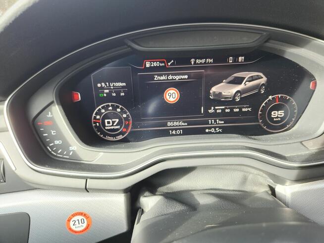Audi A4 B9 2018 2.0TFSI 252KM KOMBI Mielno - zdjęcie 7