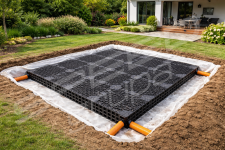 Powierzchniowy drenaż rozsączający – skrzynka SPEED drain 60x60x5 Nowe Miasto - zdjęcie 10