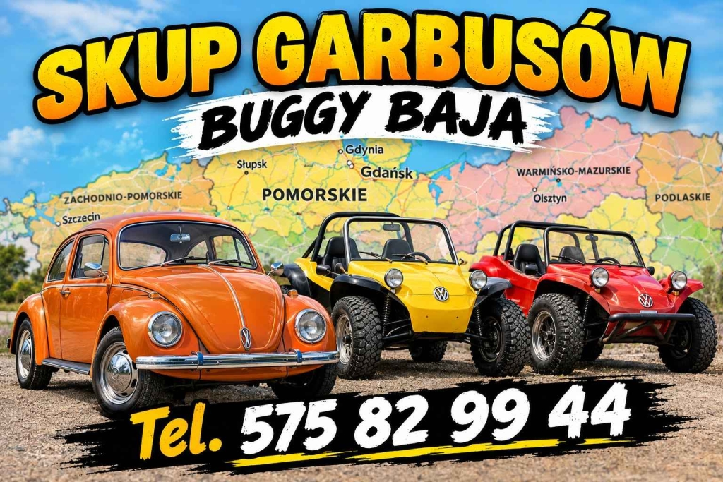 SKUP VOLKSWAGENÓW GARBUSÓW BUGGY BAJA . 575 82 99 44 Gdańsk - zdjęcie 1