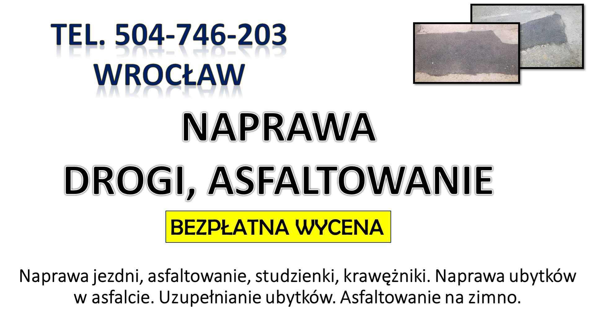 Asflaltowanie, t. 504-746-203, Wrocław, Łódź, Opole, układanie asfaltu Psie Pole - zdjęcie 10