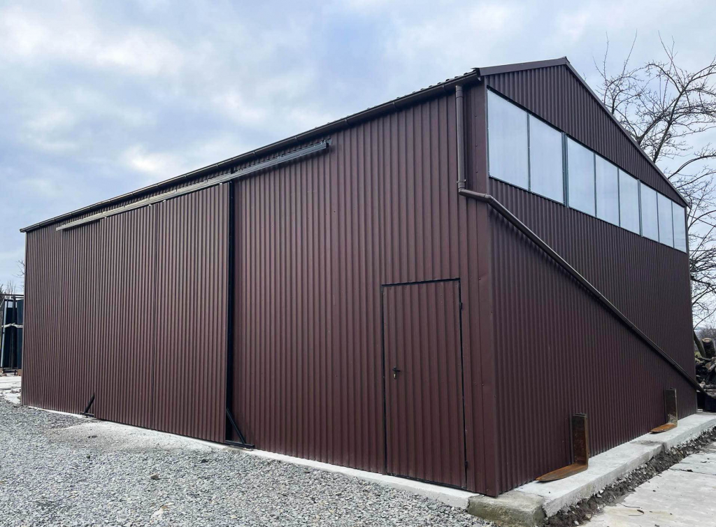 Hala Garaż 12x8m brama przesówna drzwi rynny okna GP85 Nowogardek - zdjęcie 3