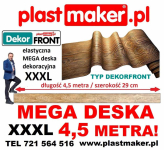 NOWOŚĆ! Elastyczna deska dekoracyjna NEGA FORMAT XXXL DekorFront Bemowo - zdjęcie 3