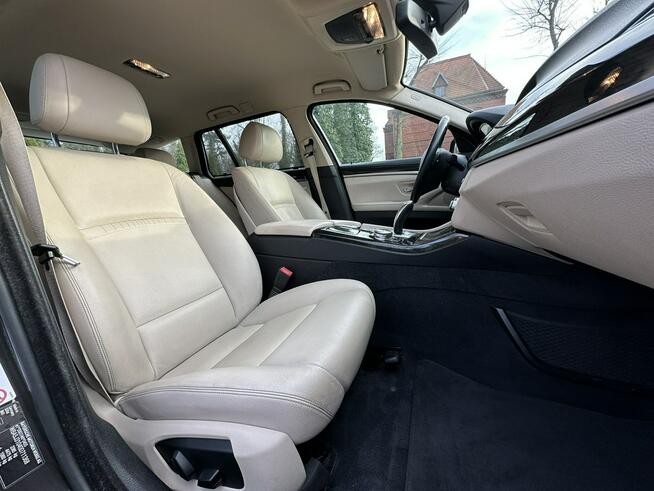 LCI F11 520d LIFT 2.0d 184KM Automat Navi iDrive Pdc Led Jasne wnętrze Wijewo - zdjęcie 9