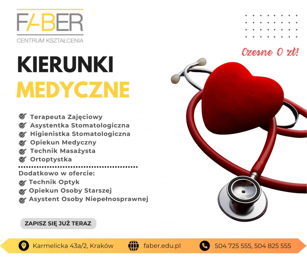 Zawód medyczny bez czesnego w 1 rok (Kraków) Śródmieście - zdjęcie 1