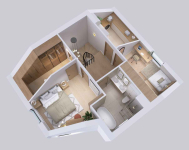 3pok, 102met, okolice Iwaszkiewicza TARAS/OGRÓD/MP (Wrocław) Krzyki - zdjęcie 8