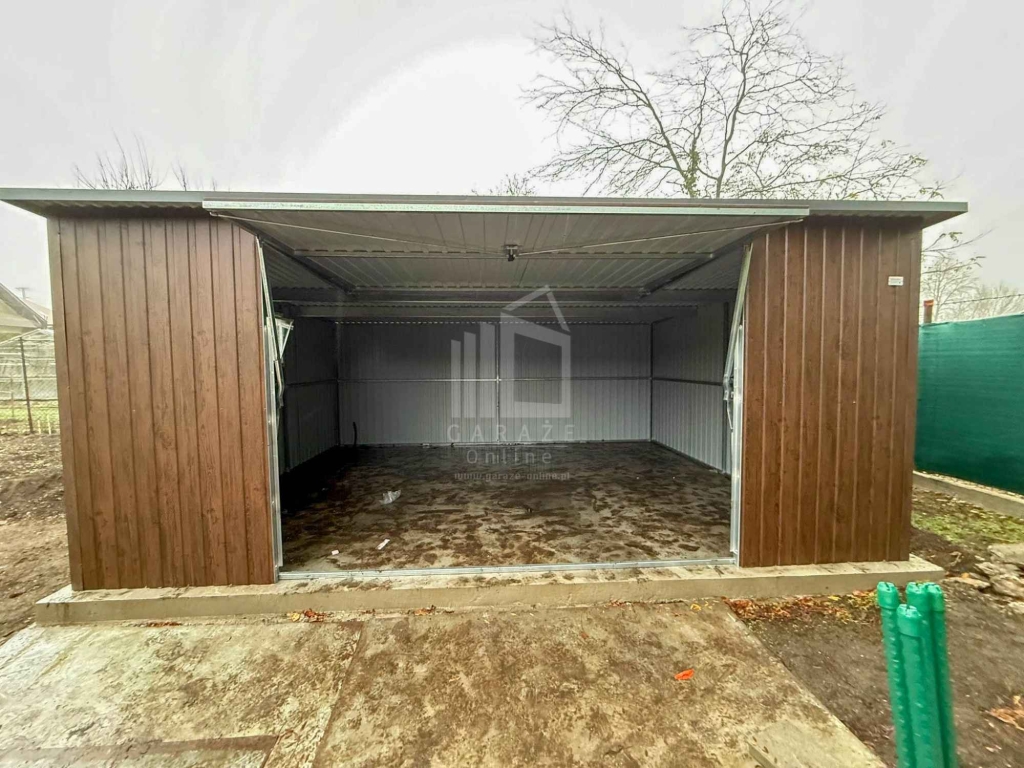 Garaż blaszany 5x5m - brama uchylna - okno dach rynna ID1238 Zgorzelec - zdjęcie 6