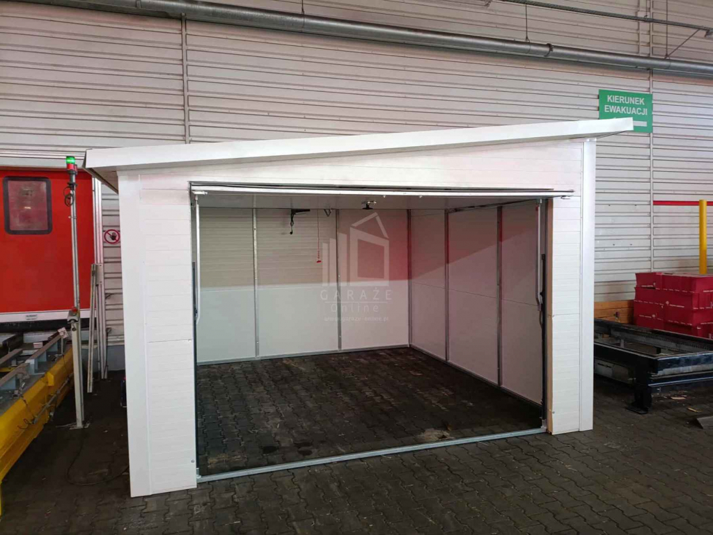Garaż ocieplony z płyty warstwowej 3x3m brama uchylna dach ID1169 Siedlce - zdjęcie 3
