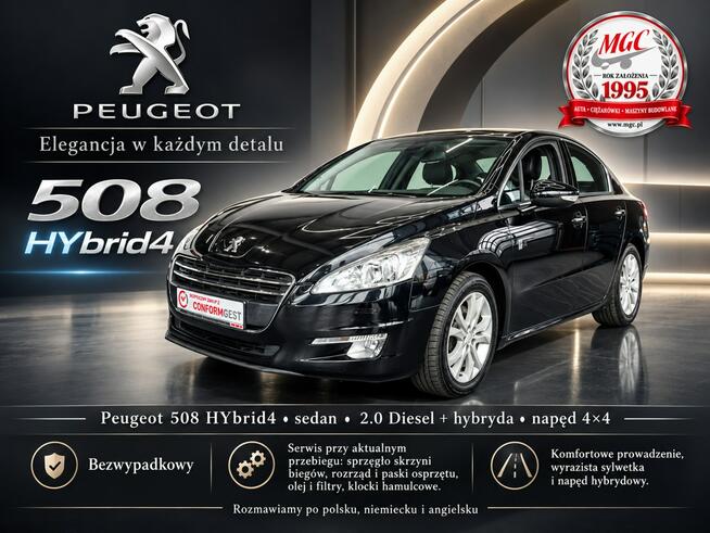 Peugeot 508 4Hybrid - DUŻY SERWIS - BEZWYPADKOWY Łaziska Górne - zdjęcie 1