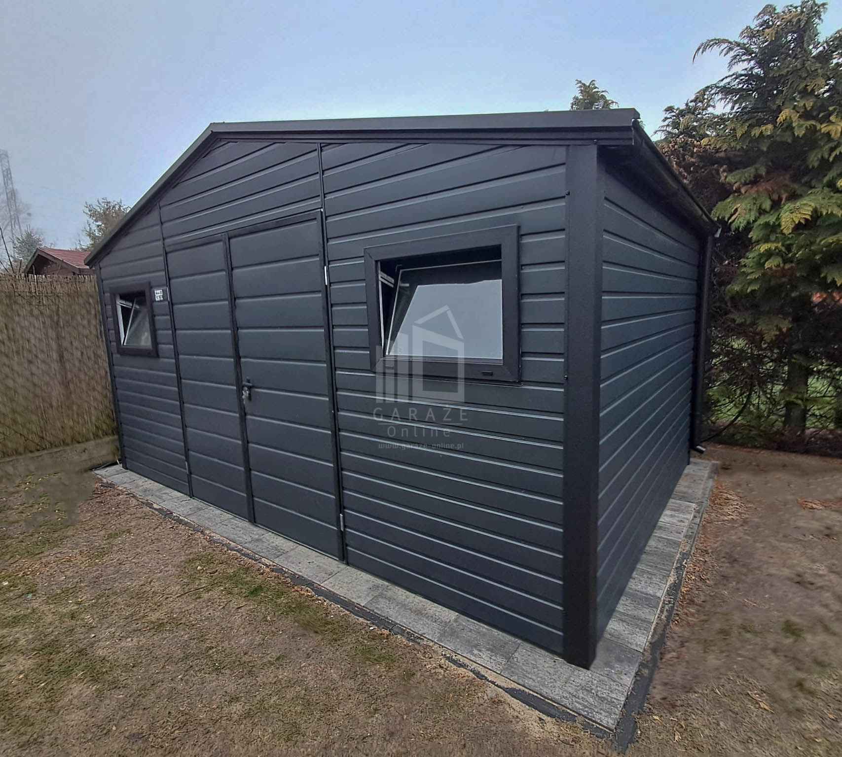 Schowek - domek ogrodowy 4,5x3m Brama dwuskrzydłowa 2x okno dach ID975 Dąbrowa Górnicza - zdjęcie 2