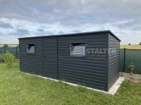 Schowek - Domek Ogrodowy 5,5x2m - drzwi - 2x okno dach ST185 Miastko - zdjęcie 4