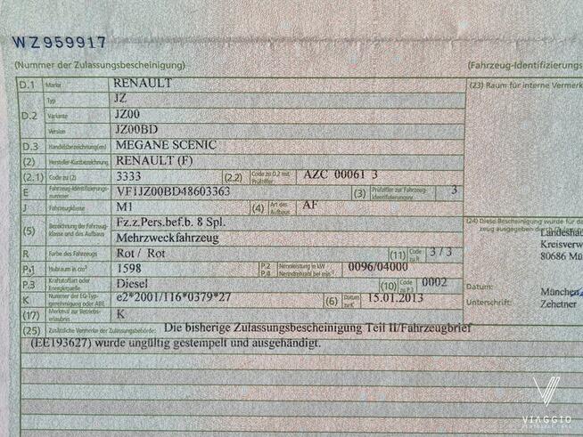 Grand Scenic 1.6 DCI 131km NAVI 7 foteli HAK serwis BEZWYPADEK 2013 Tychy - zdjęcie 10