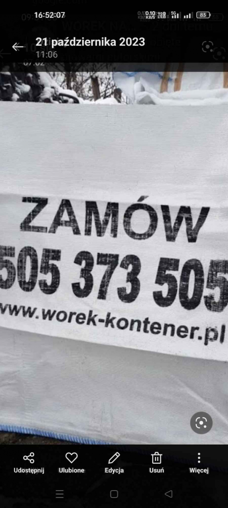 Sosnowiec Czeladź Mysłowice Wywóz Gruzu Katowice Zabrze Bytom Worek Mysłowice - zdjęcie 1