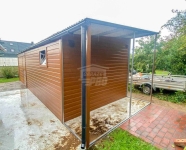 Garaż blaszany 7x3m - wiata 1m brama drzwi 2x okno  rynna  dach GP676 Radom - zdjęcie 2