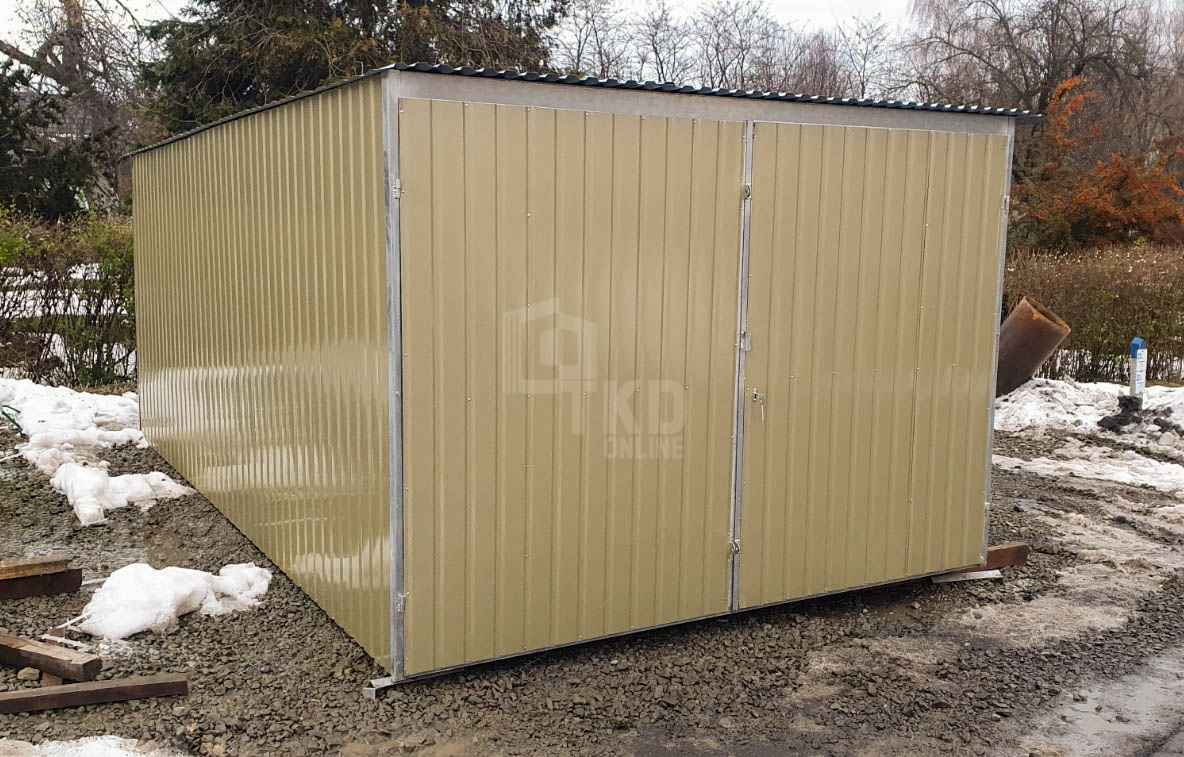 Garaż blaszany 3x5m II Gatunek blaszak wolnostojący na budowę TKD405 Lubartów - zdjęcie 4