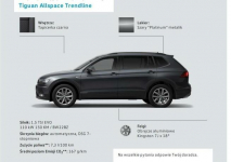 VW Tiguan Allspace 1.5 DSG, 7 os, krajowy Płock - zdjęcie 7