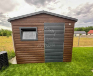 Schowek domek ogrodowy 2,7x3,5m drewnopodobny dach dwuspadowy  ID1047 Bydgoszcz - zdjęcie 2