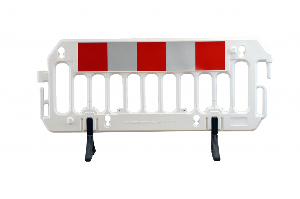 Barierka oddzielająca PCV biała U20A Bałuty - zdjęcie 1