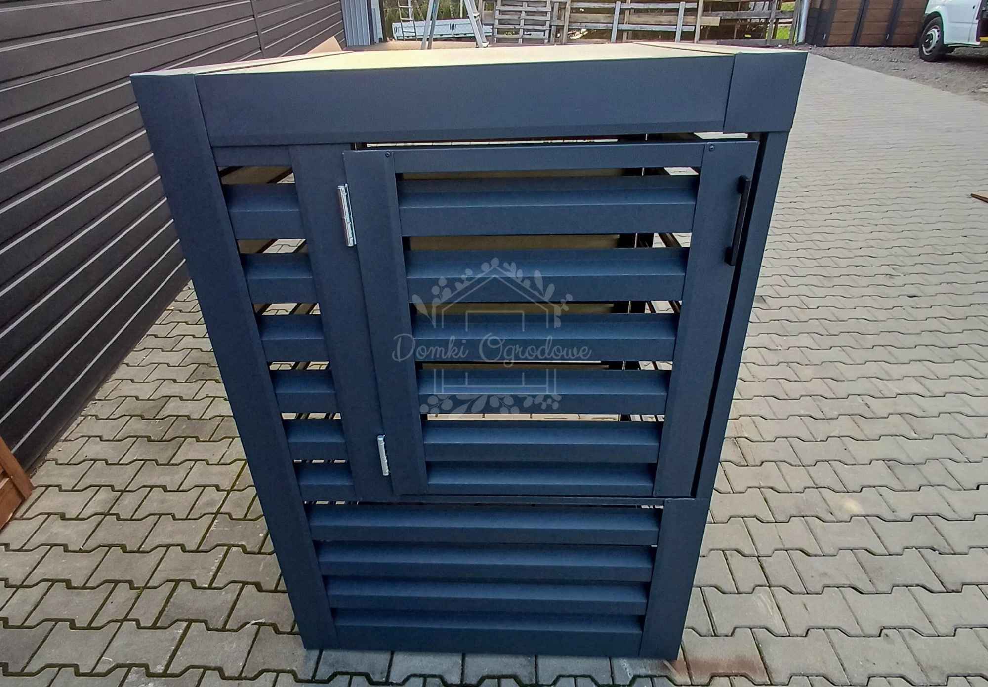 Osłona pompy ciepła 70x70x110 cm antracyt Zabudowa ID858 Turek - zdjęcie 6