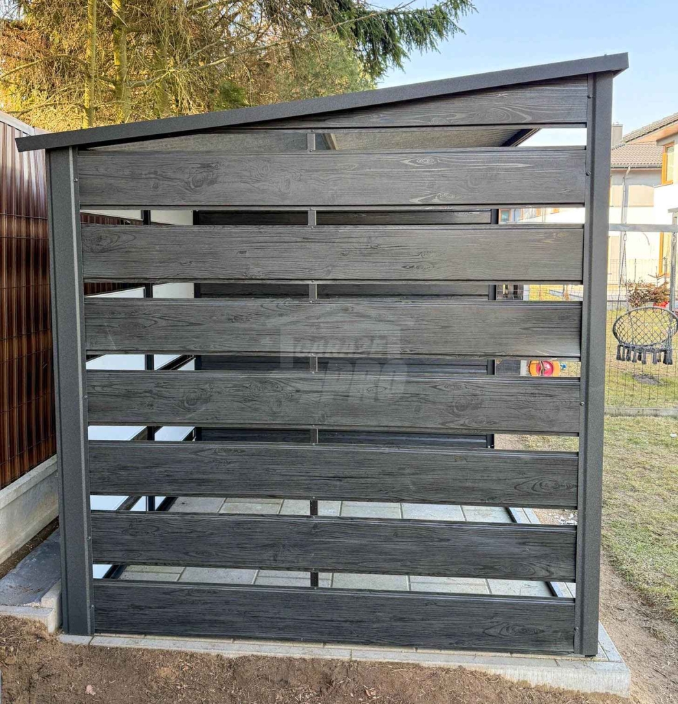 Schowek - domek ogrodowy 2,5x2 m + wiata 2x2m brama dach GP728 Łańcut - zdjęcie 3