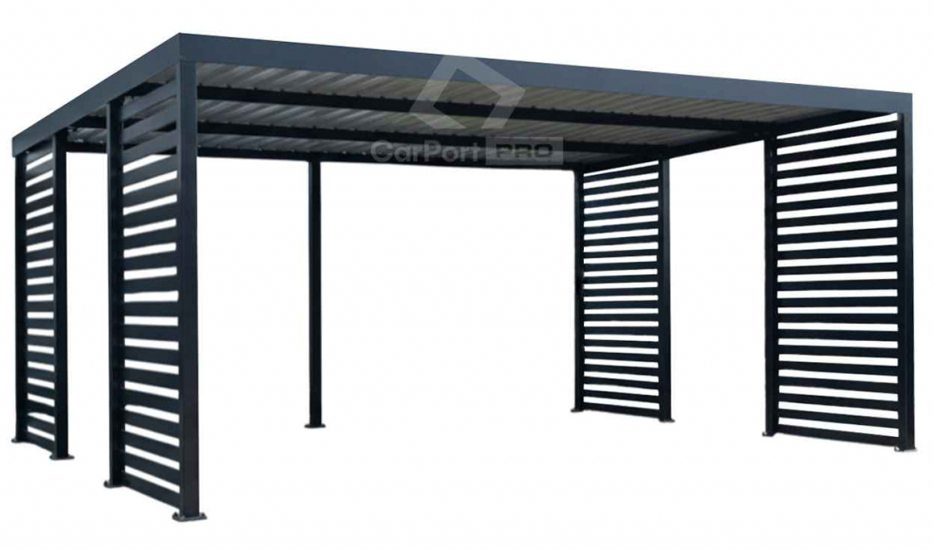 CarPort PREMIUM - wiata samochodowa 6x5,5 dodatkowa zabudowa CP173 Kościerzyna - zdjęcie 1