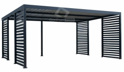 CarPort PREMIUM - wiata samochodowa 6x5,5 dodatkowa zabudowa CP173