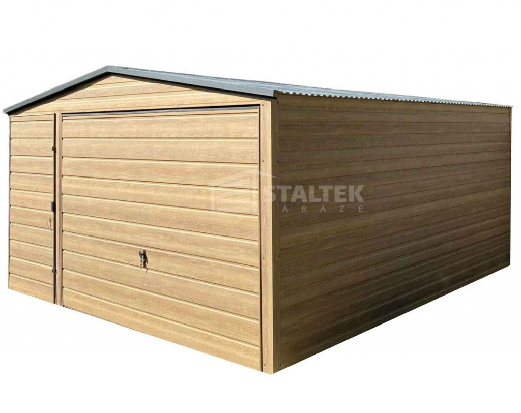 Garaż Blaszany 4x5m - Brama uchylna - drzwi - Winchester dach ST135 Gorzów Wielkopolski - zdjęcie 1