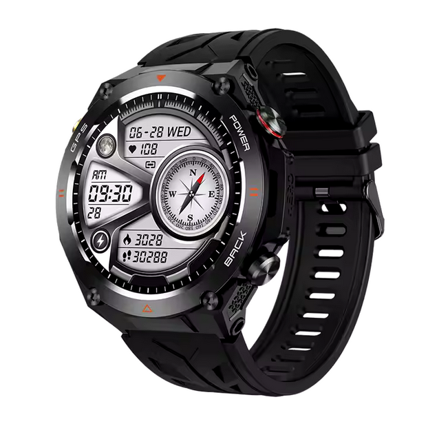 Smartwatch KC82 Inteligentny 1,45 cala z GPS , 650Mah duży akumulator Nowe Miasto - zdjęcie 2