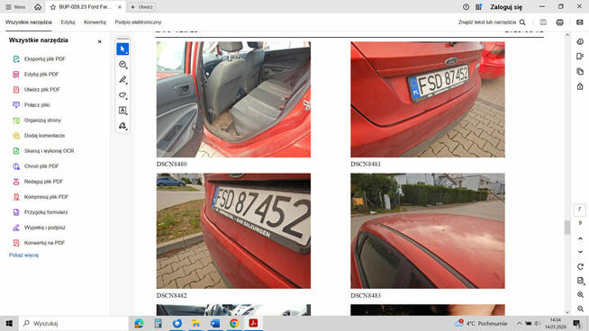 Ford fiesta rok prod. 2008 Grotów - zdjęcie 8