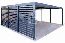 CarPort PREMIUM wiata samochodowa 6x6  dodatkowa zabudowa ID1035