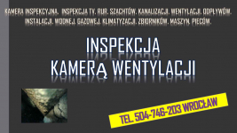 Sprawdzenie kamerą inspekcyjną szachtu, kanału, odpływu, kanalizacji Psie Pole - zdjęcie 4