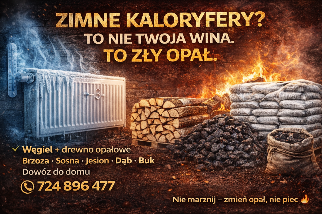 Wegiel Pszczyna Groszek Orzech Kostka Drewno Kominkowe Sezonowane Tychy - zdjęcie 1