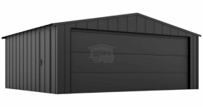 Garaż blaszany 5x4 brama drzwi blacha na rąbek dach GP639