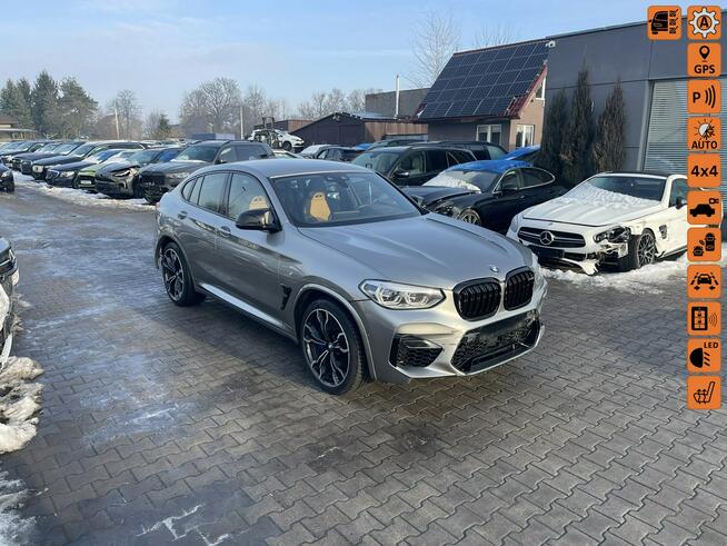 BMW X4 M Competition Mpakiet Xdrive Skóra Pamięć Aktywne zaw. 510KM Gliwice - zdjęcie 1