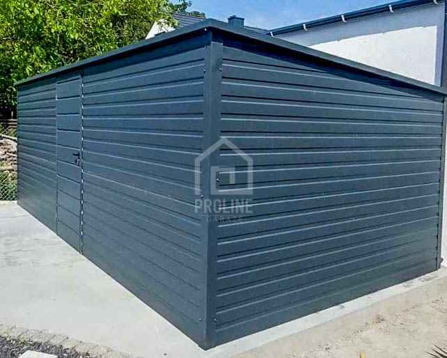 Schowek Domek Ogrodowy 6x3m Drzwi - Antracyt - dach spad w tył PLG159 Elbląg - zdjęcie 4