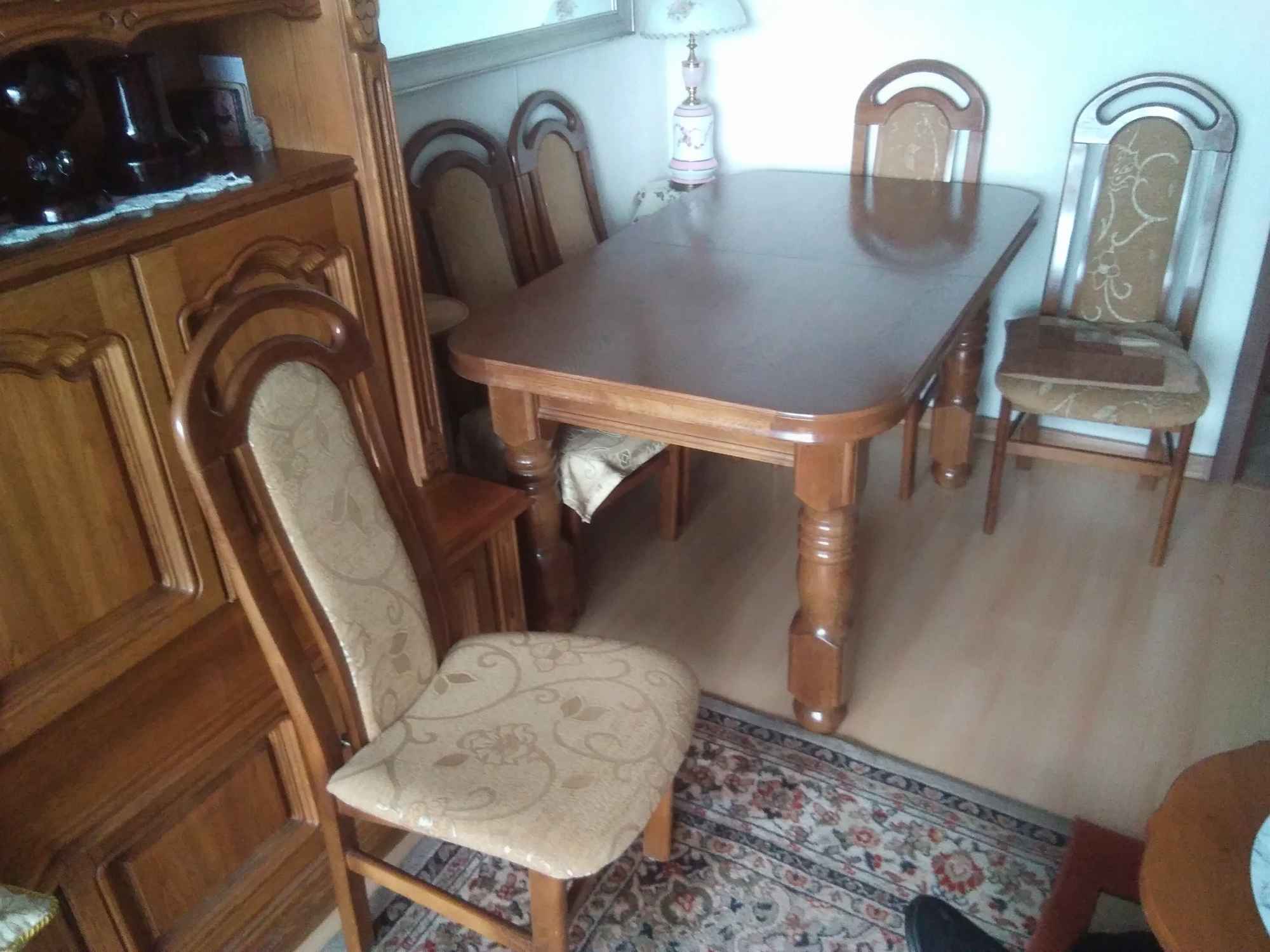 Sprzedam stół plus 6 krzeseł Krzyki - zdjęcie 3