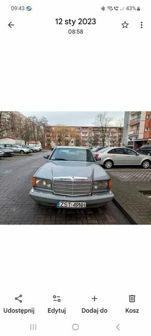 Sprzedam mercedesa W126 300SD Stargard - zdjęcie 3