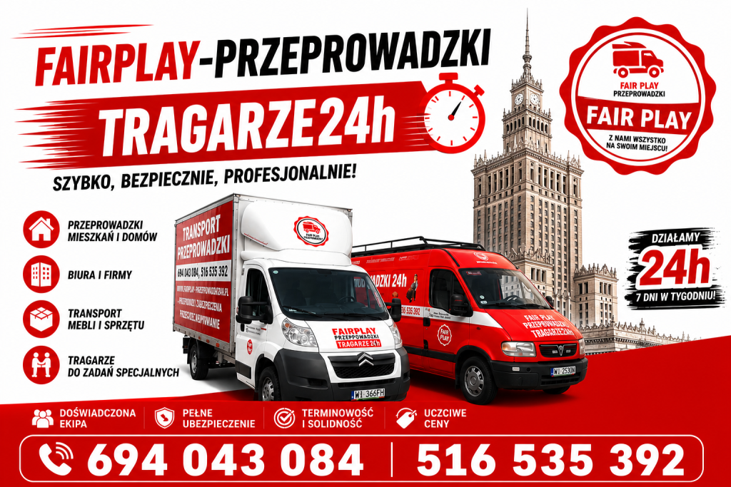 PRZEPROWADZKI • TRANSPORT • WNOSZENIE MEBLI • TRAGARZE WARSZAWA ⭐⭐⭐⭐⭐ Mokotów - zdjęcie 1