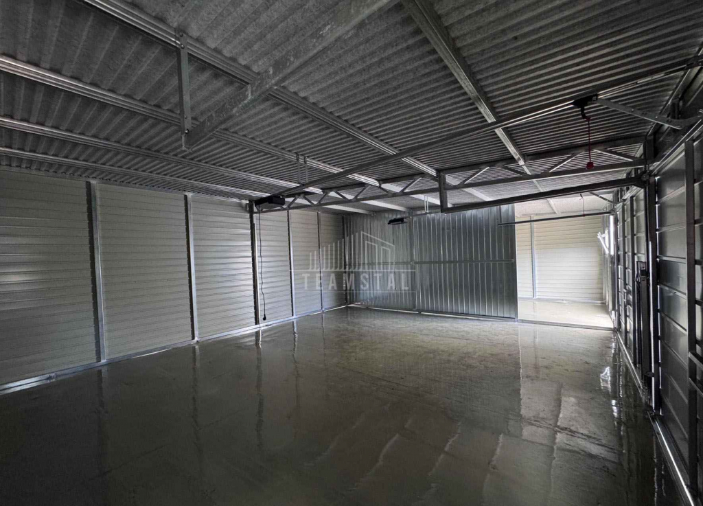 Garaż blaszany 10x3m 2x brama drzwi 2x okno rynna dach TS1148 Bełchatów - zdjęcie 2