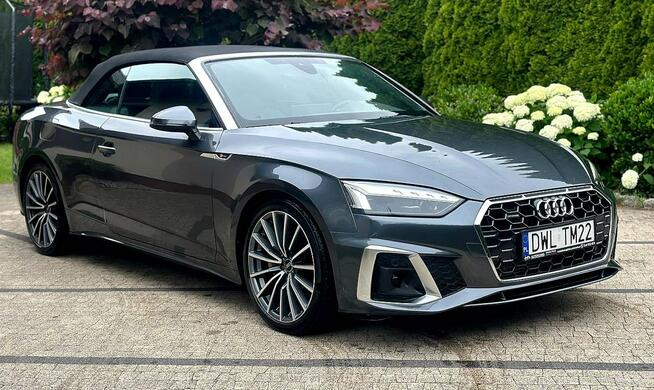 Audi A5 Cabrio S line Quattro 2.0 45TFSI 265KM Jak Nowe Wrocław - zdjęcie 10