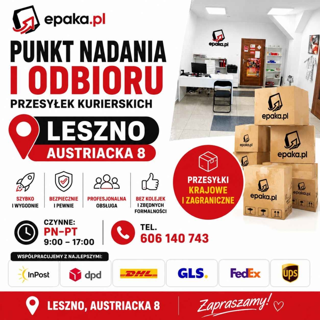 PUNKT NADAŃ I ODBIORU PRZESYŁEK KURIERSKICH Leszno | ul. Austriacka 8 Leszno - zdjęcie 1