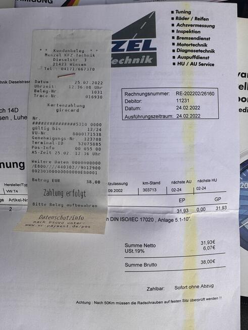 Vw t4 2.5 Tdi 2002r. Leszno - zdjęcie 10