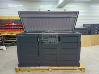 Zabudowa koszy na śmieci wiata obudowa 207x80x120 cm 3x240L GP543 Podgórze - zdjęcie 6