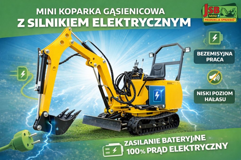 Elektryczna E Ładowarka E Koparka Nowe 2026 | Prosto od Producenta JSB Toruń - zdjęcie 5