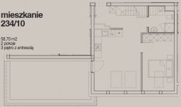 58,7 m2 mieszkanie + 15 m2 TARAS Wrocław - zdjęcie 5