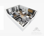 Mieszkanie 2pok. o pow 33,13m2 z balkonem/ Krzyki Wrocław Krzyki - zdjęcie 4