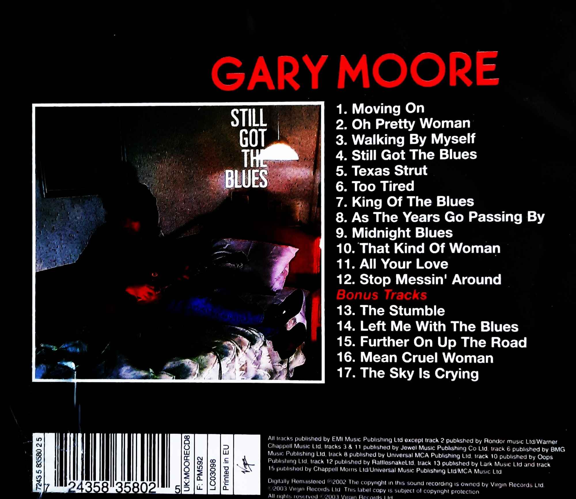 Polecam Album CD Gary Moore Still Got the Blues Nowy Ochota - zdjęcie 2