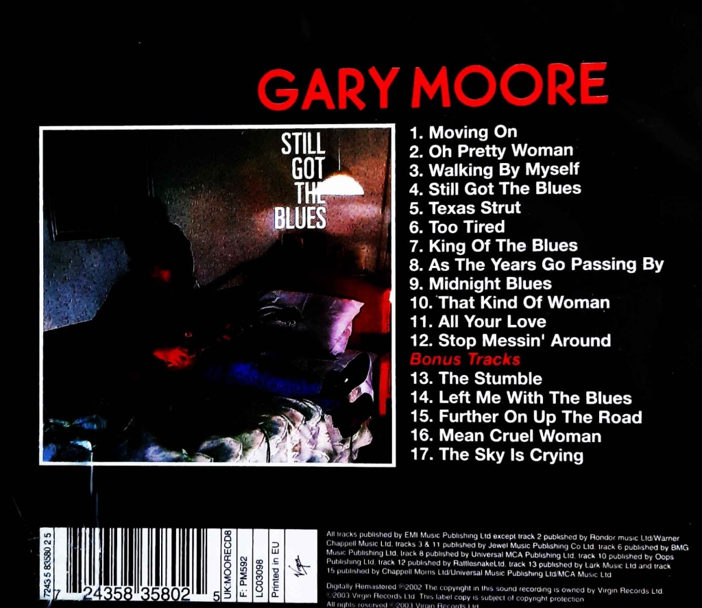 Polecam Album CD Gary Moore Still Got the Blues Nowy Ochota - zdjęcie 2