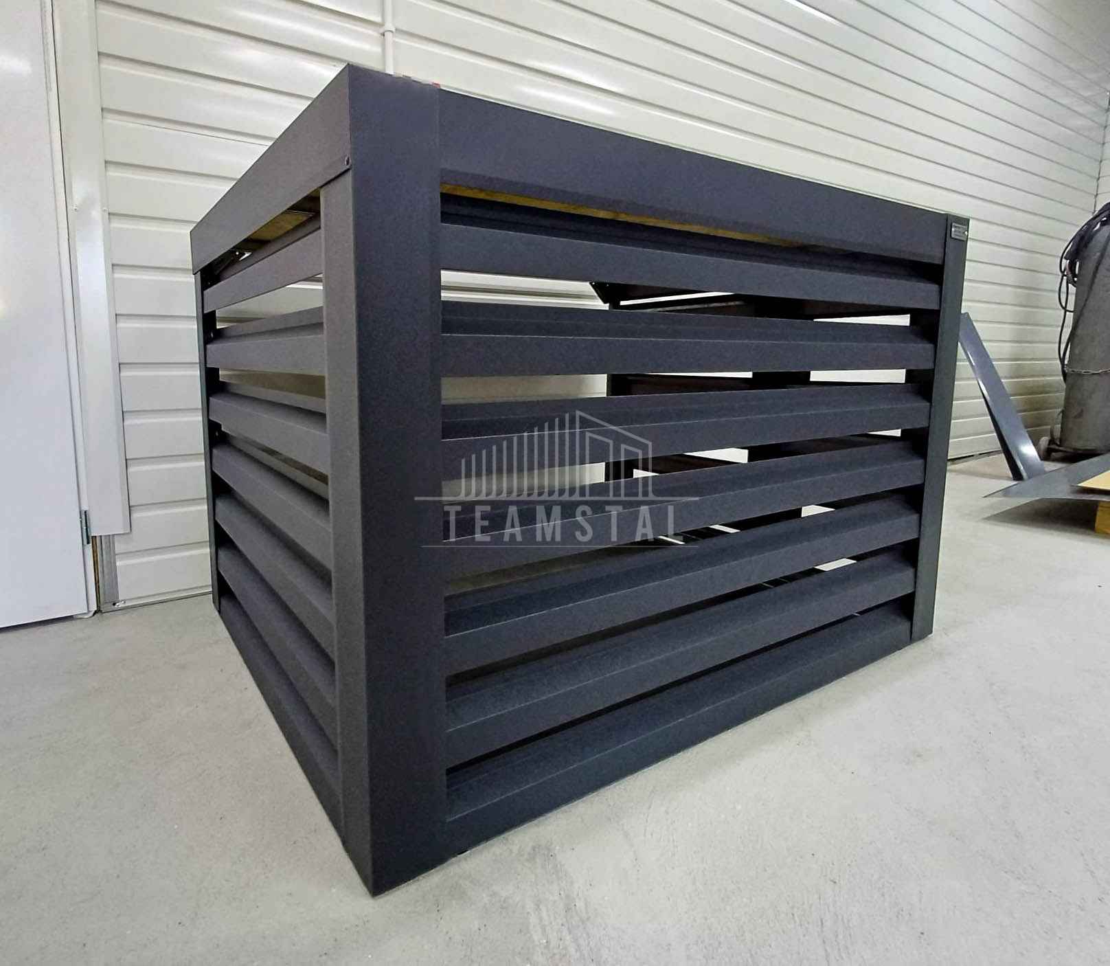 Osłona klimatyzatora – pompy ciepła 110x60x80cm cm antracyt TS1219 Opole - zdjęcie 3