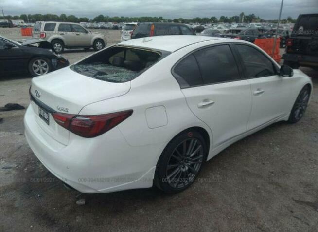 Infiniti Q50 2021, 3.0L, RED SPORT 400, po gradobiciu Warszawa - zdjęcie 4