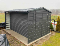 Domek ogrodowy 2x3m 2x wiata 0,5x3m brama blachodach rynny ST226 Lubartów - zdjęcie 4